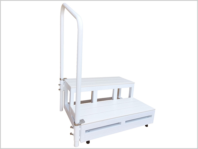 2段手すり付き1本タイプ