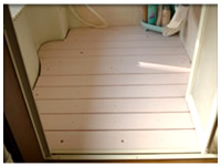 スノコちょうせい君 設置後