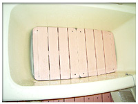 浴槽内すのこ 設置後